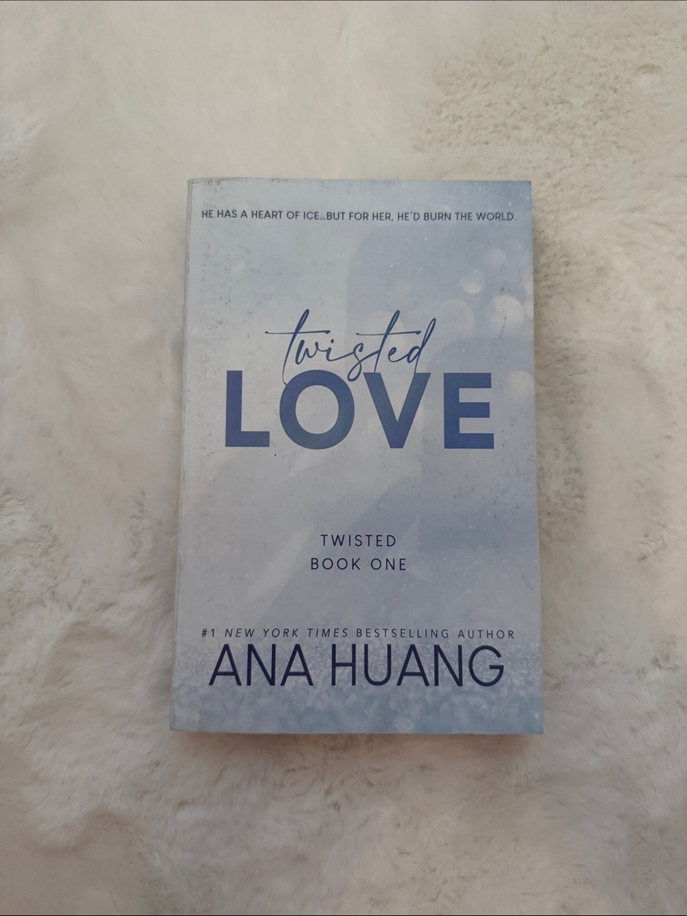 Twisted Love by Ana Huang - Light Blue Paperback